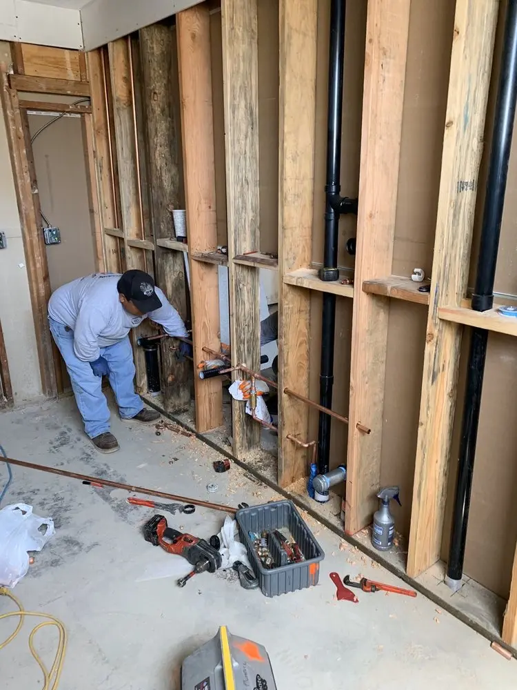 Commercial rough-in plumbing for Water Heater Replacement in Spirit Lake